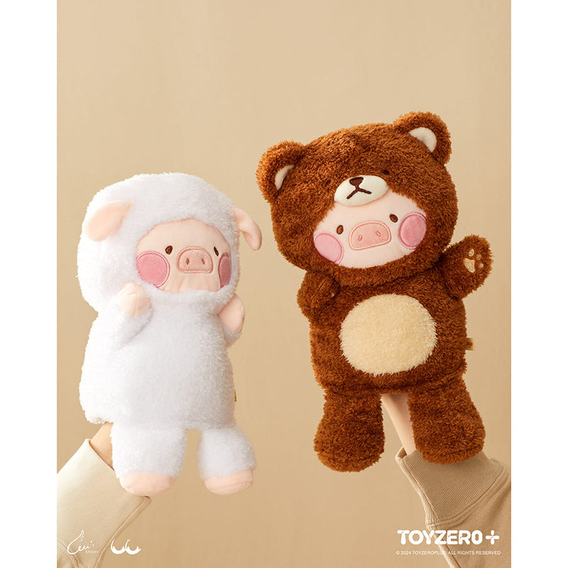 TOYZEROPLUS LuLu Costume Fluffy Hand Puppets Bear