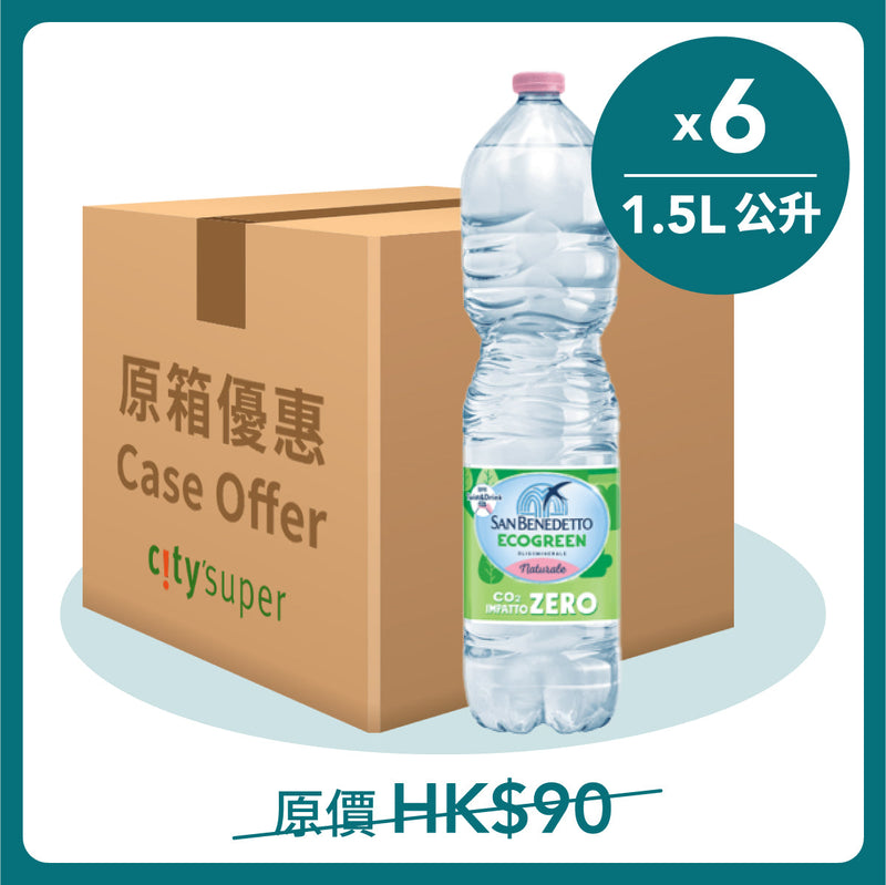 SANBENEDETTO 意大利天然礦泉水  (6 x 1.5L)
