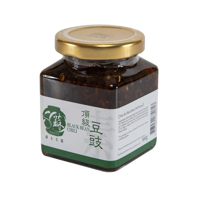 MRS. SO Black Bean Chili Sauce  (190g)